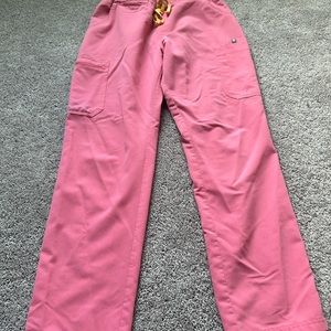 FIGS medium shocking pink scrub bottoms